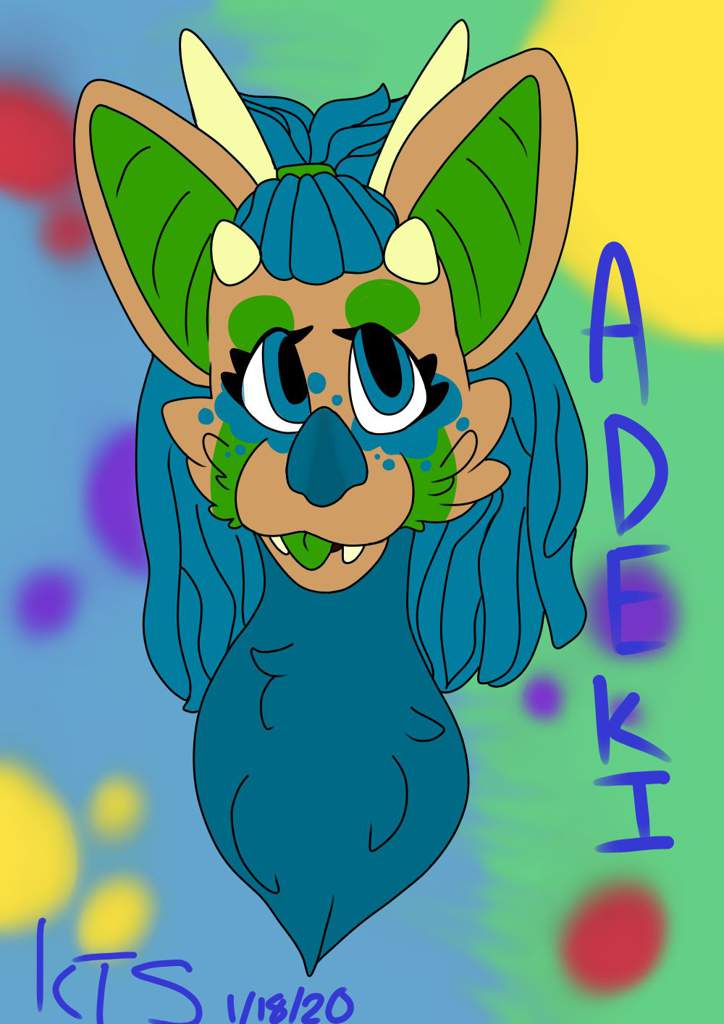 Adeki The Bat Art Furry Amino