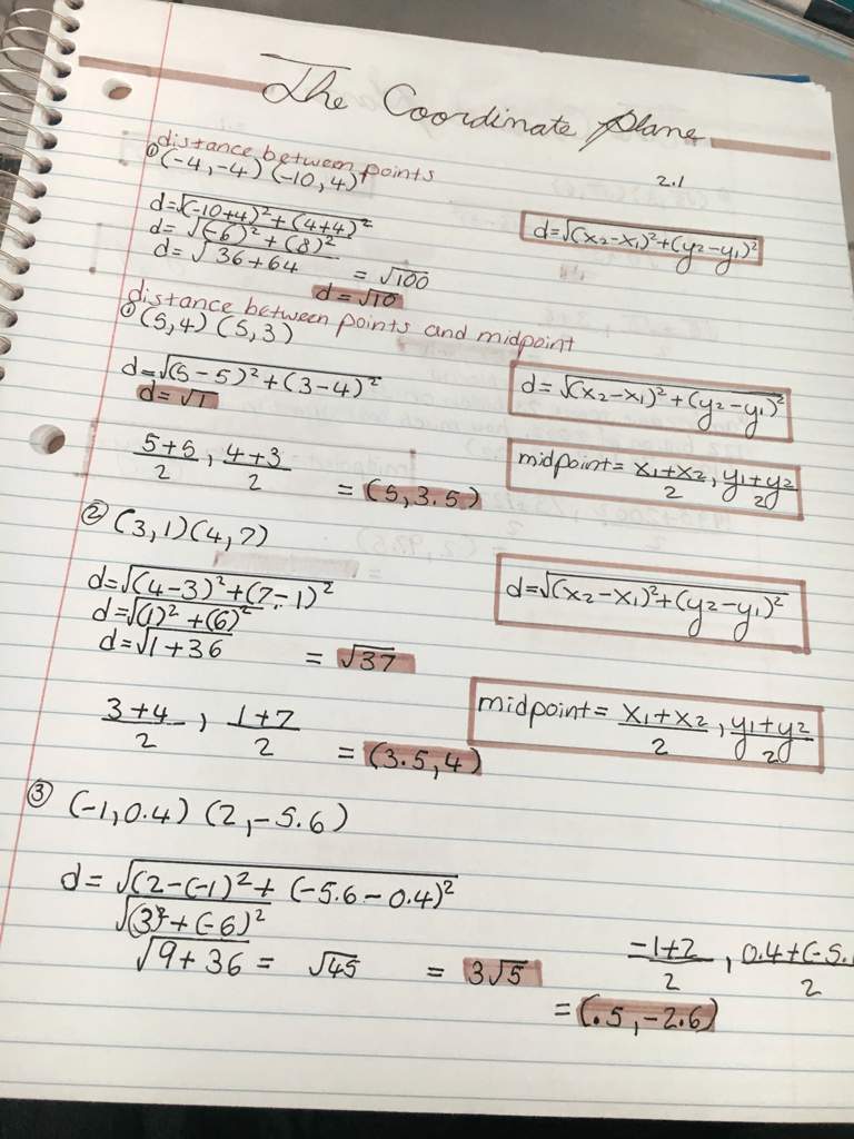 College Algebra notes | Studying Amino Amino