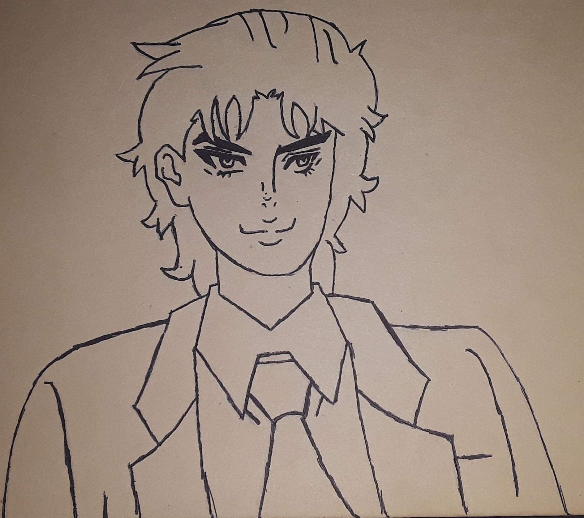 Eu fiz o desenho do Dio do Jojo 1 o que vocês acham? Ficou bom? | Jojo ...