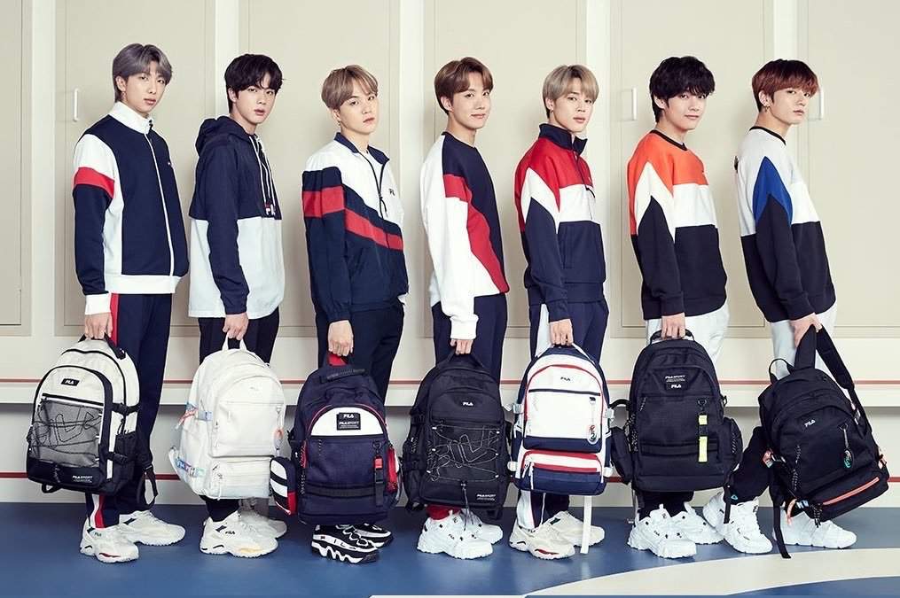 fila on bts