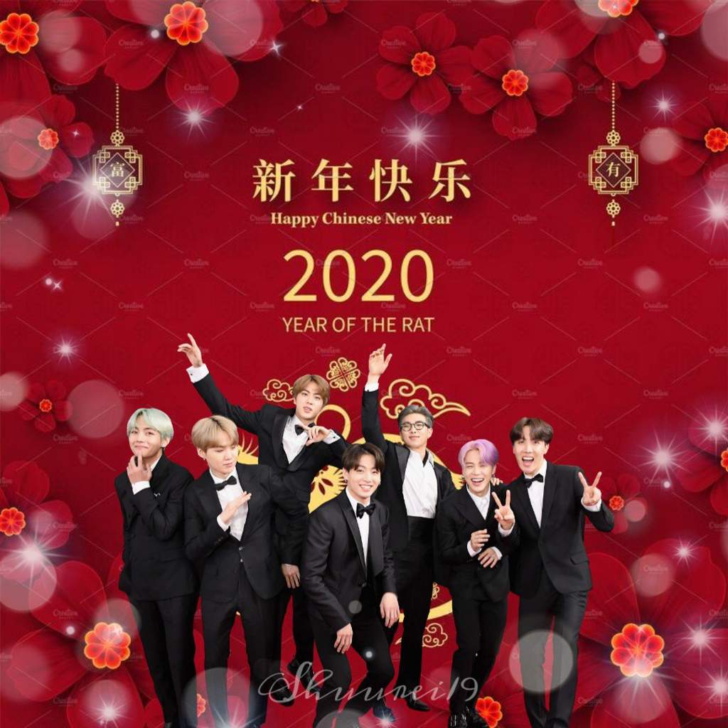 BTS LUNAR NEW YEAR'S GREETINGS ON WEIBO | BTS Amino