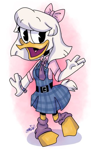 Lena in a dress | Duck-Tales Amino