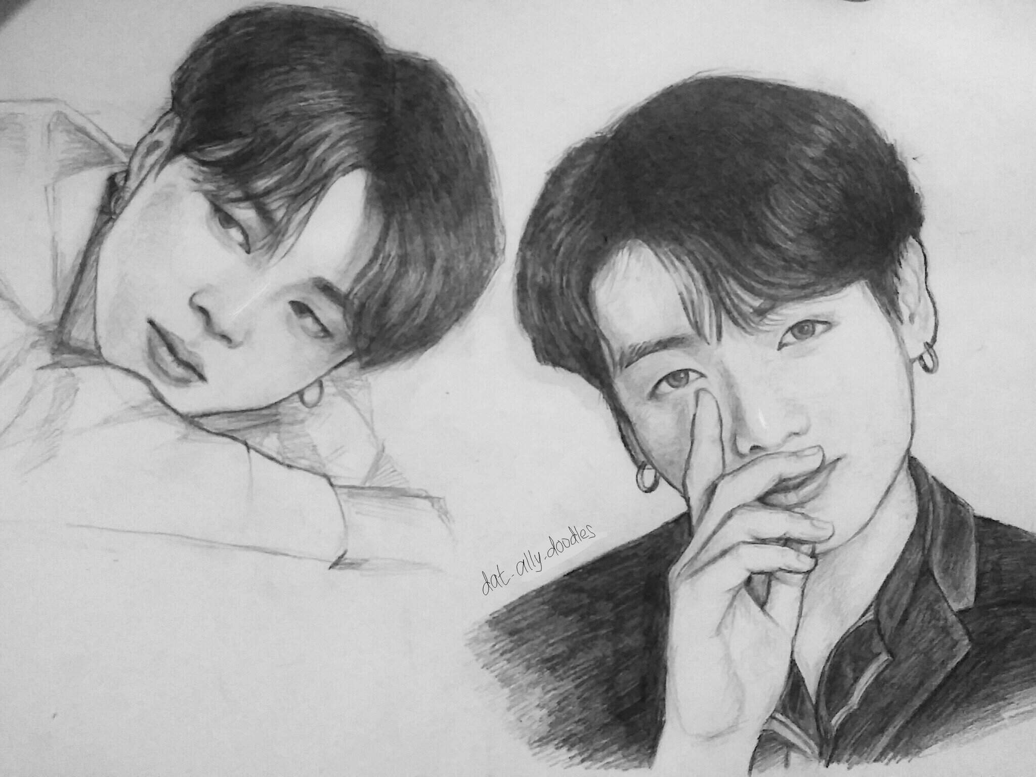 Jikook sketch | ARMY's Amino