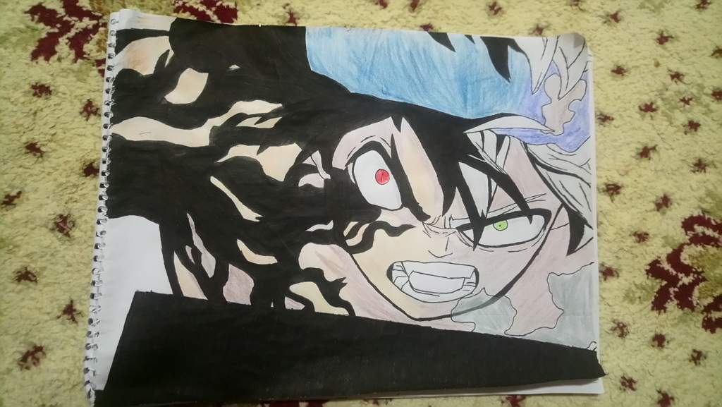 Asta demon form drawing. (Black Clover) | Anime Amino