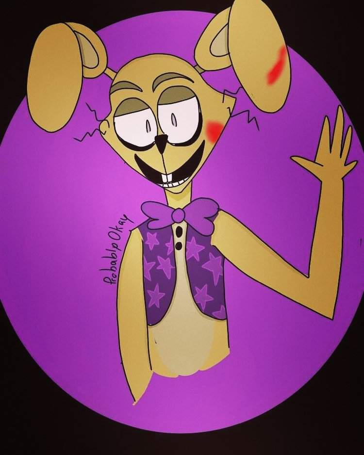 [BLOOD WARNING] A very ugly drawing of glitchtrap | Five Nights At ...