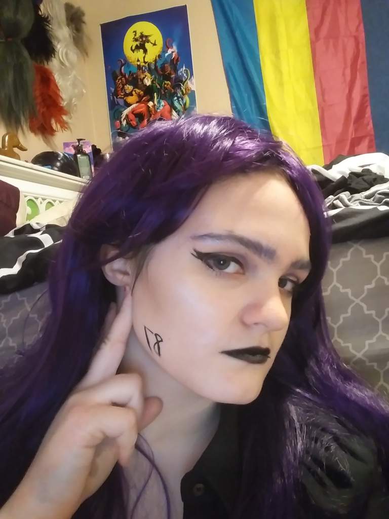 Female purple guy cosplay. Still working on it tho | Art/Cosplays Amino