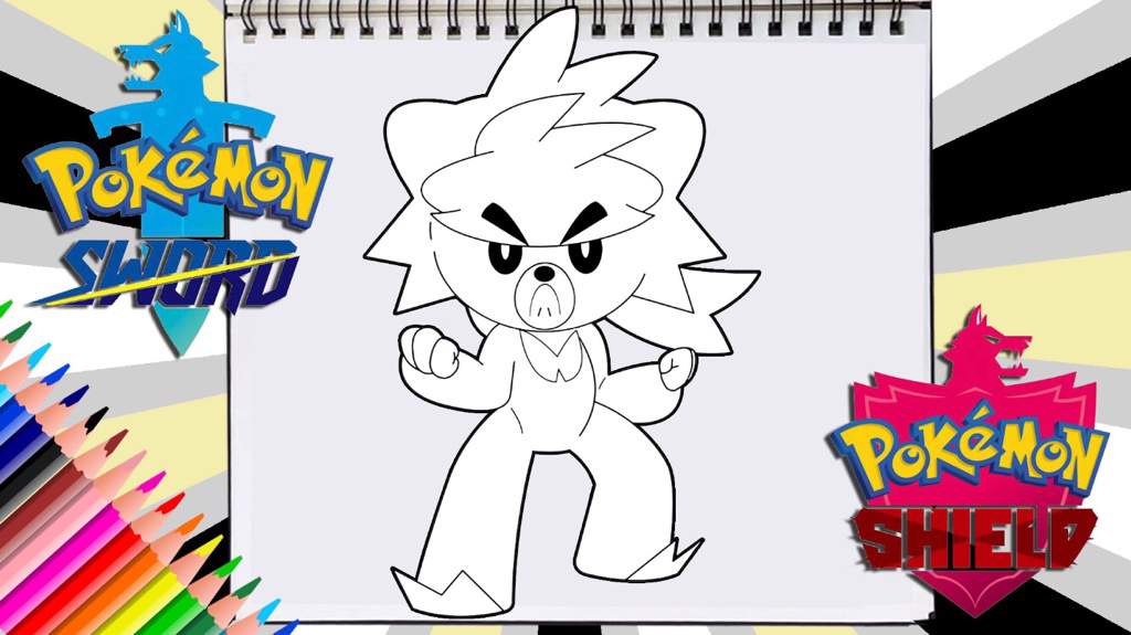 Pokemon Sword And Shield Kubfu Coloring Pages | Pokémon Sword and