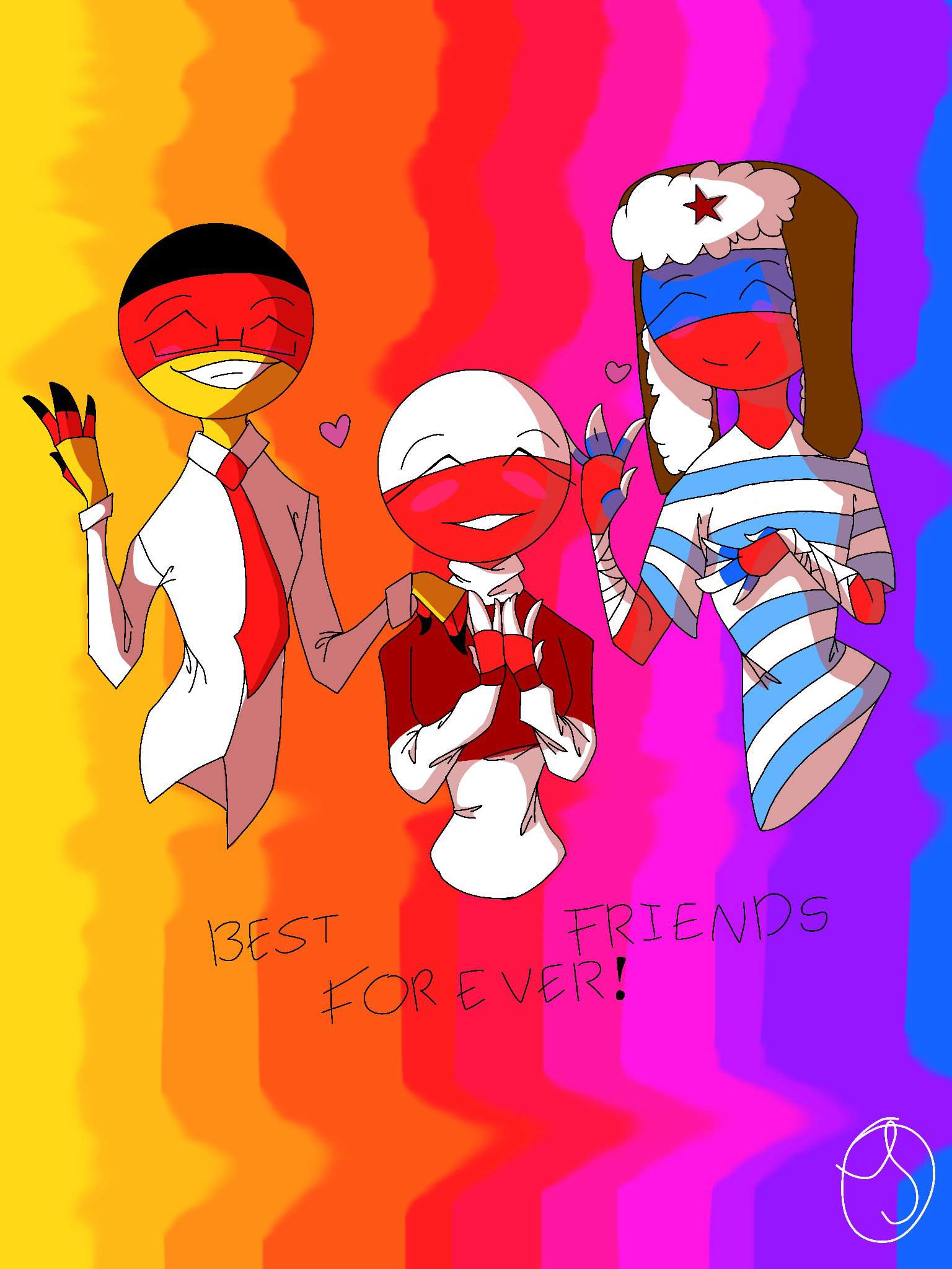 Best friends forever! | •Countryhumans Amino• [ENG] Amino