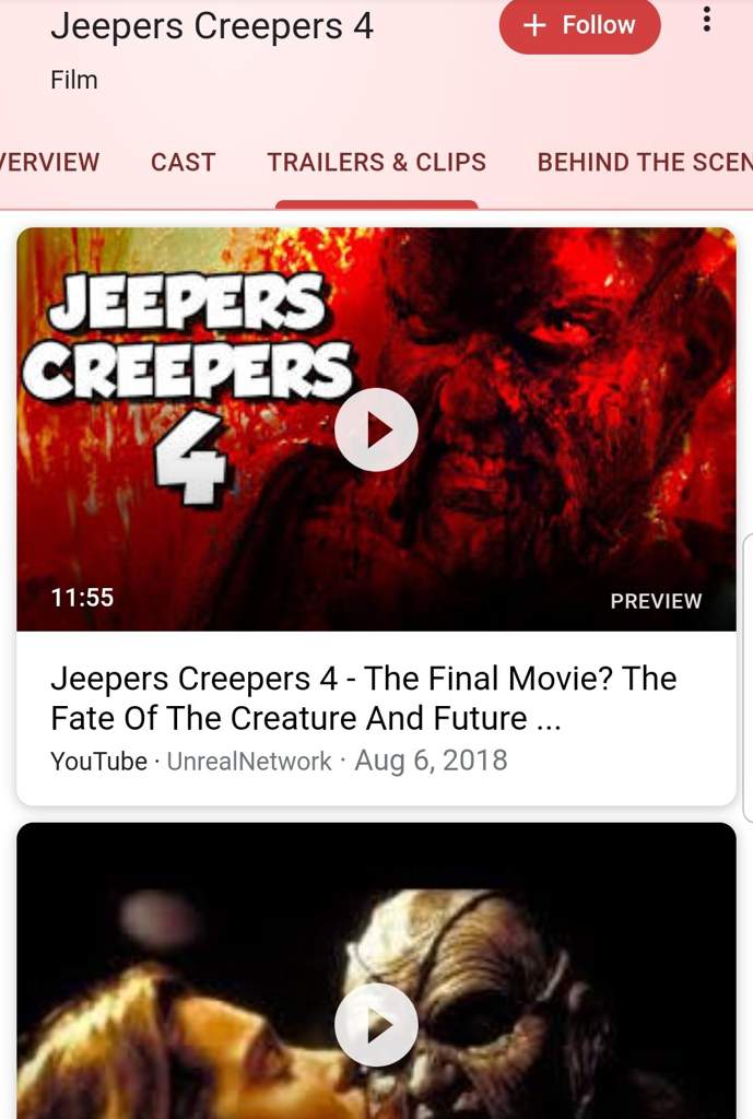 jeepers creepers movie clips