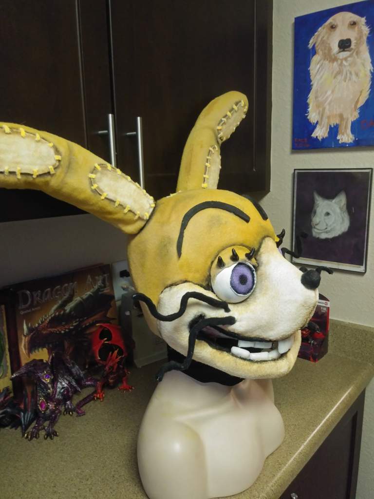 Finished Glitchtrap cosplay head! 📼🐰📼 | Five Nights At Freddy's Amino