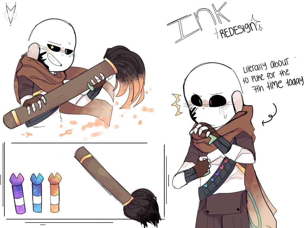 Ink’s new redesign | Undertale AUs Amino