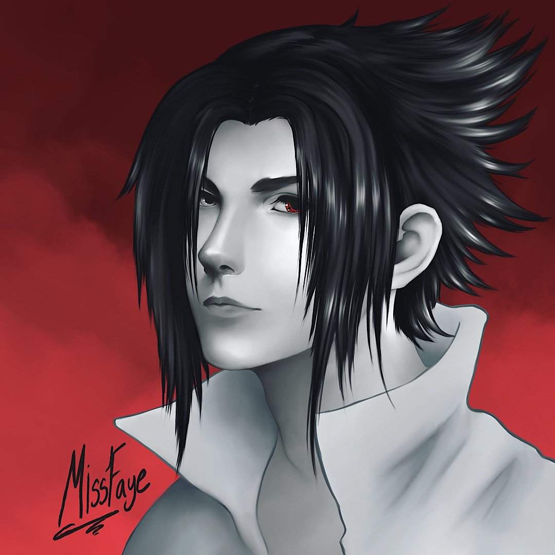 Sasuke portrait | Anime Art Amino