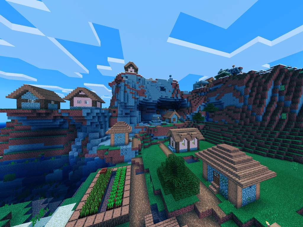 2 Pillager villages 1 Dark Oak Mansion, 35 villages & more | Minecraft ...