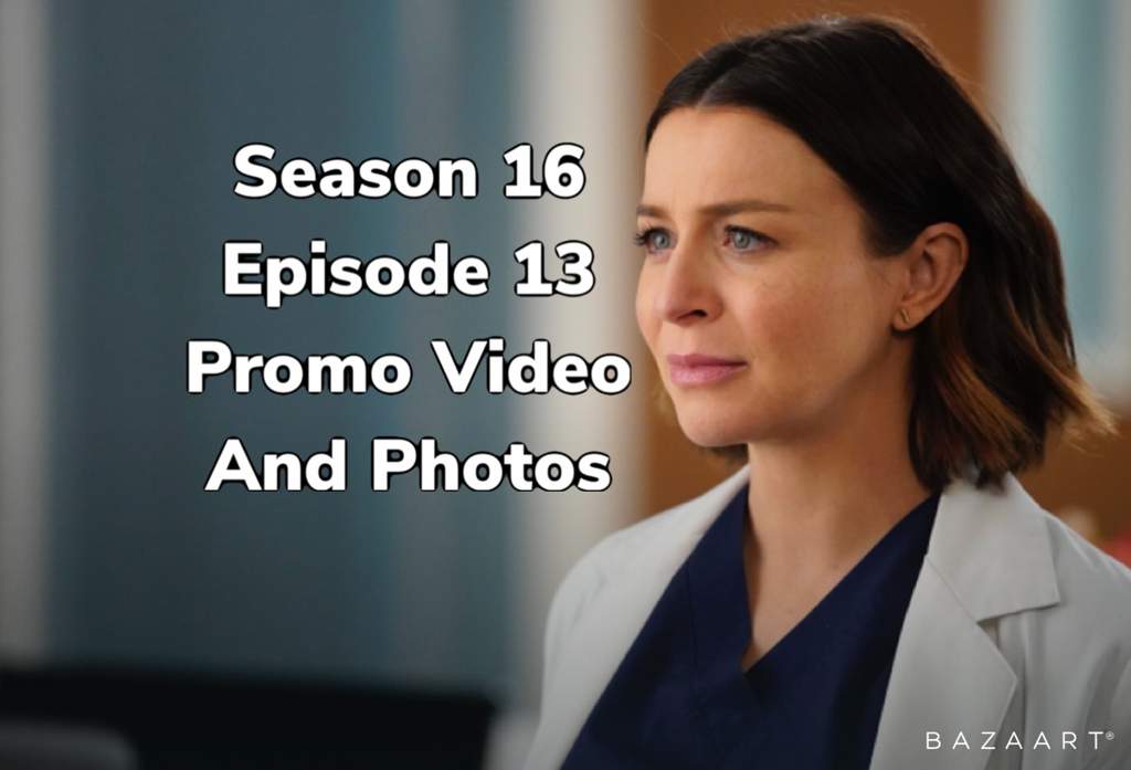 Season 16 Episode 13 Promo And Photos Greys Anatomy Amino