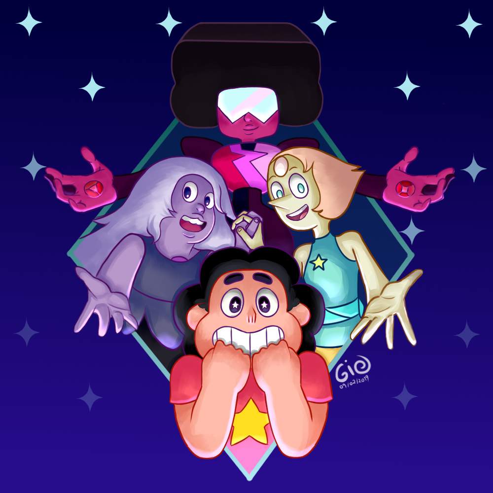 [Fanart] We are Crystal Gems! | • Steven Universe BR • Amino