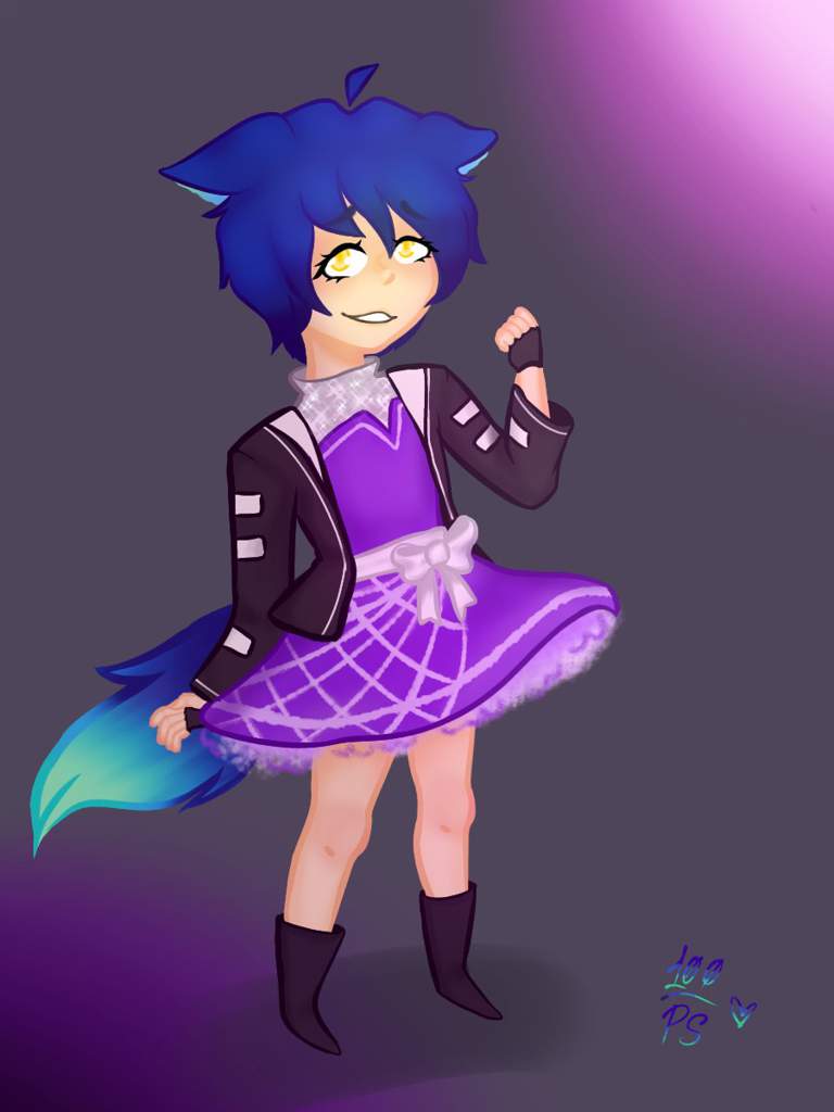 blue sweetheart