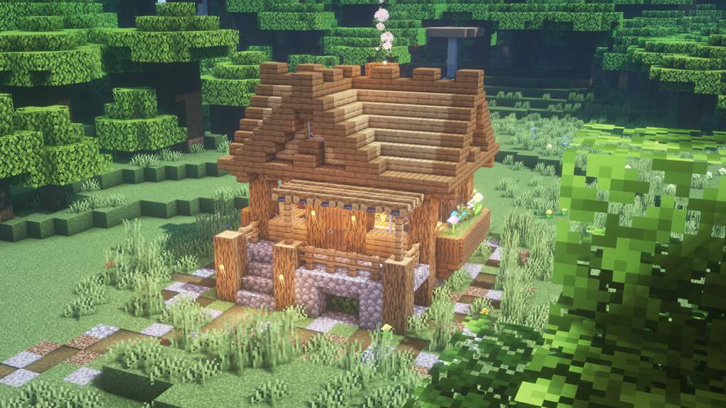How To Build A Small Cabin In Minecraft