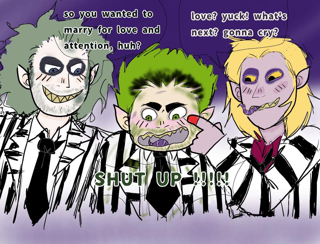 new beetlejuice concept *big brain* 👁👄👁 | Beetlejuice Broadway Amino