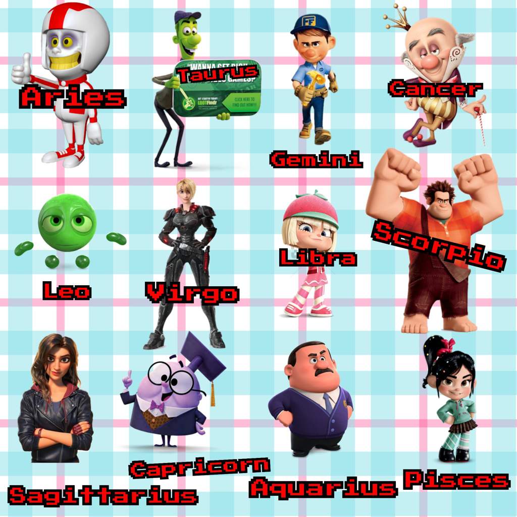 Zodiacal Fun! Wreck It Ralph Amino Amino