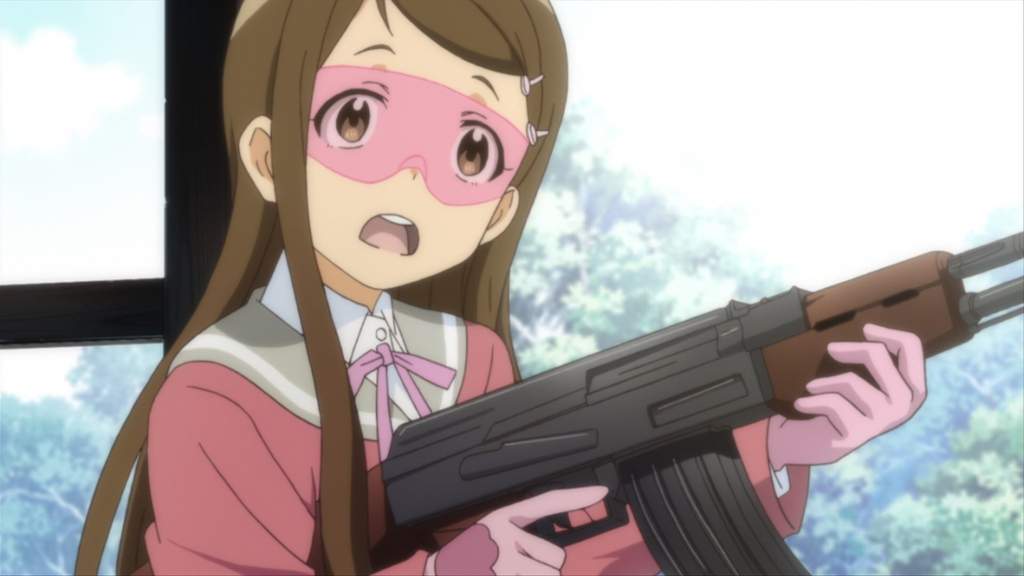 Anime Girls With Guns Pfp - Meme Painted