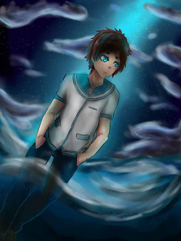 A lull in the sea fanart | Anime Amino