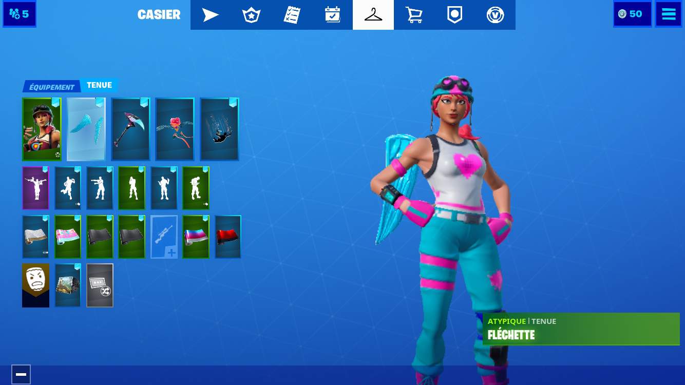 Combo nouveau style fléchette | Fortnite [FR] Amino