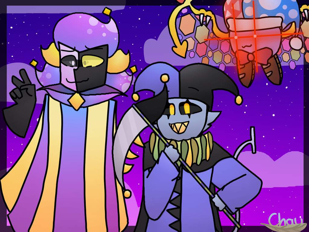 The Jester Trio (Redraw) | Deltarune. Amino