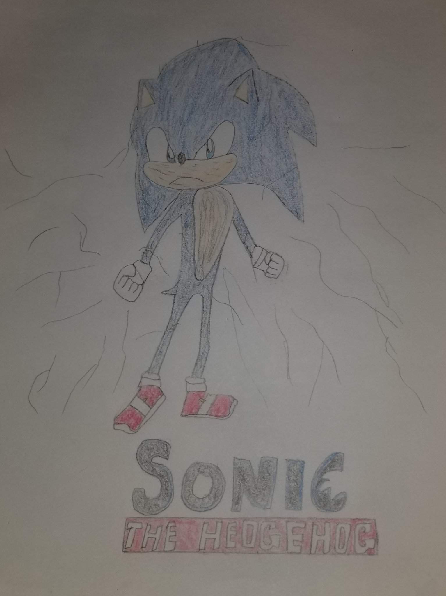 Sonic movie drawing | Sonic the Hedgehog! Amino