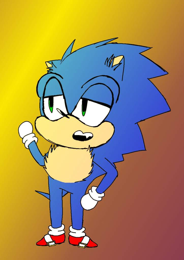 My classic sonic redesign 😳 | Sonic the Hedgehog! Amino