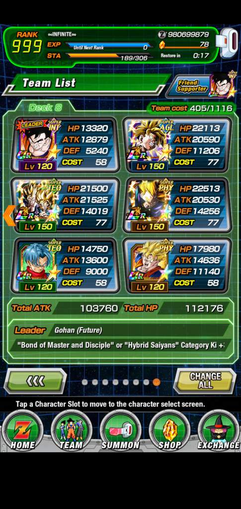 fighting legend goku gt teams