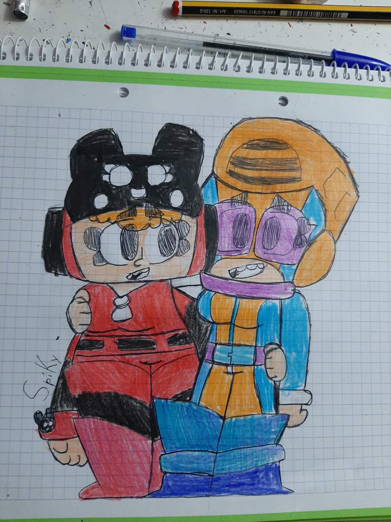 Dibujo De Max Gt Y Bea Mariquita Brawl Stars Es Amino - max y bea brawl stars colorear