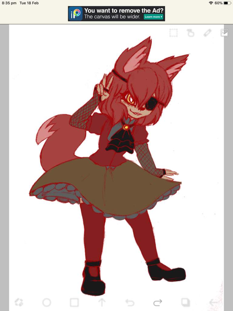 Foxy but anime fox girl | Five Nights At Freddy's Amino