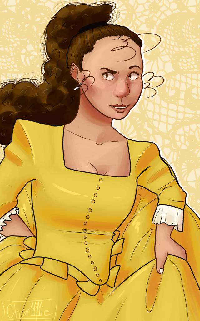 peggy but I finished the sketch | Hamilton Amino