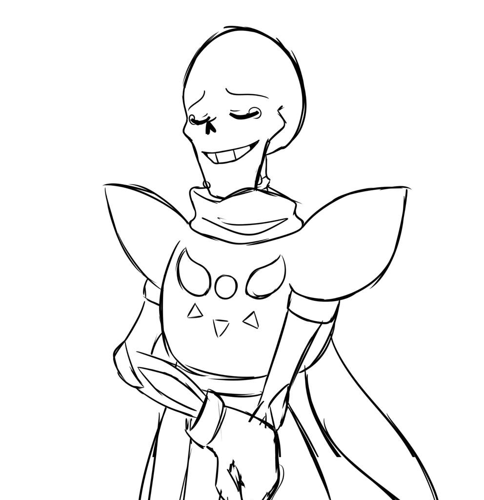 [Fanart] Sintale! Papyrus | Undertale Español Amino