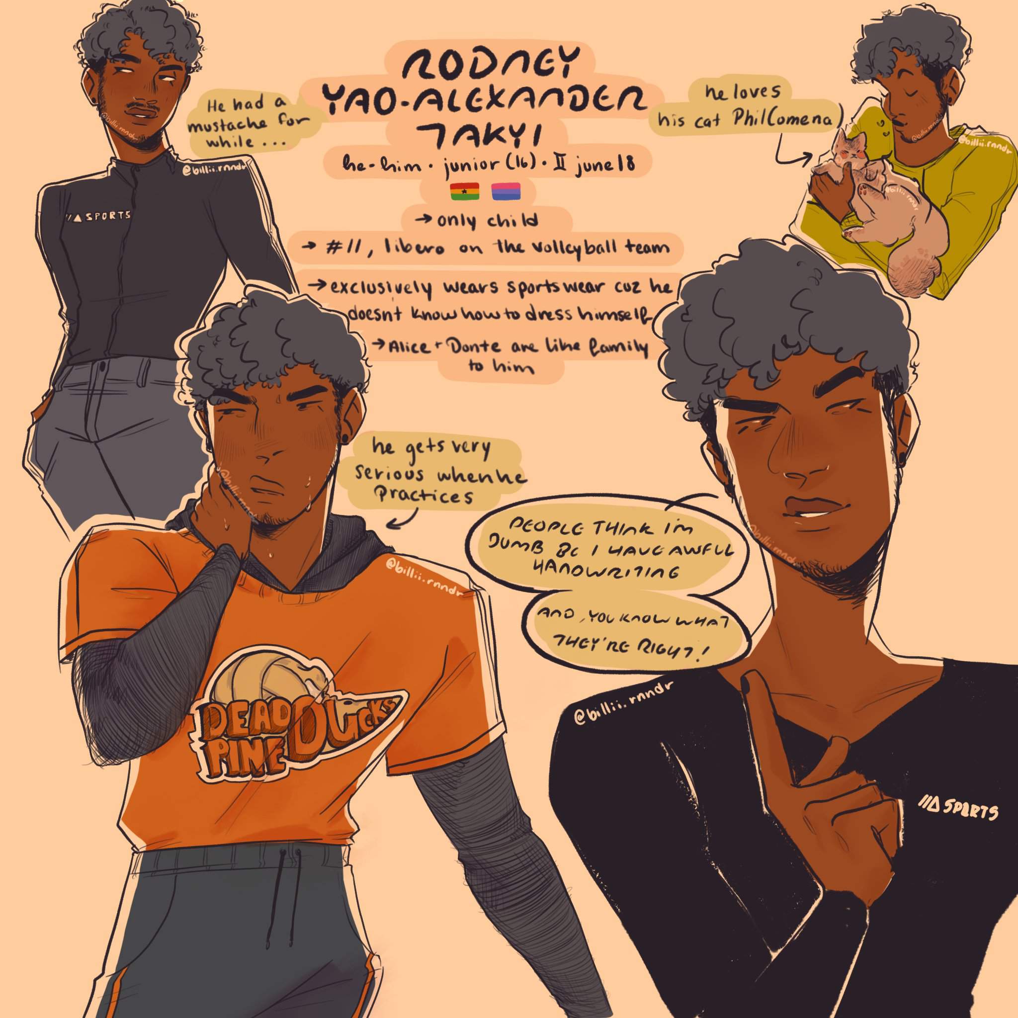 Rodney Character Sheet | OCAmino Amino