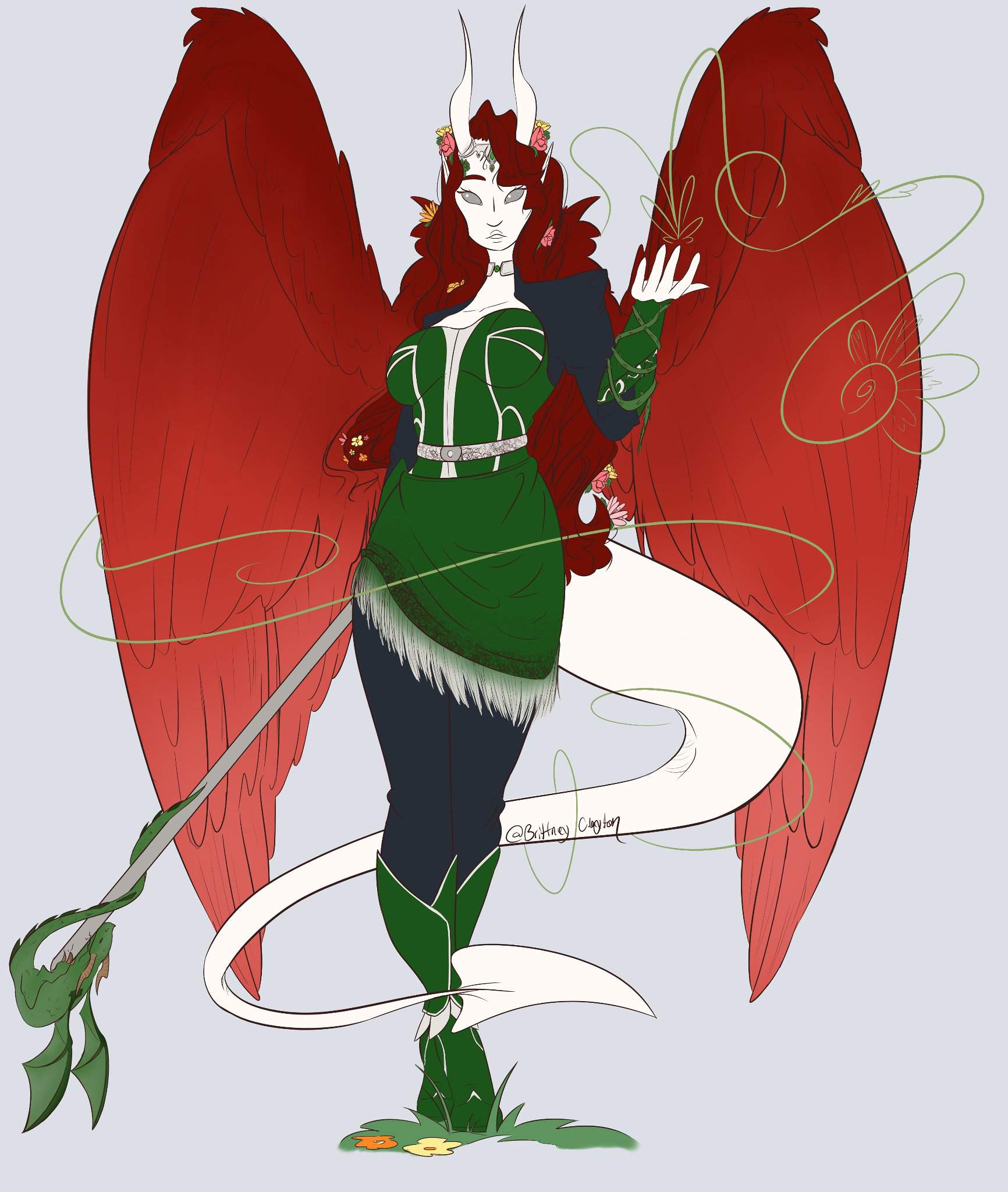 Tiefling Aasimar Commission - WIP and Edit | D&D Unlimited Amino