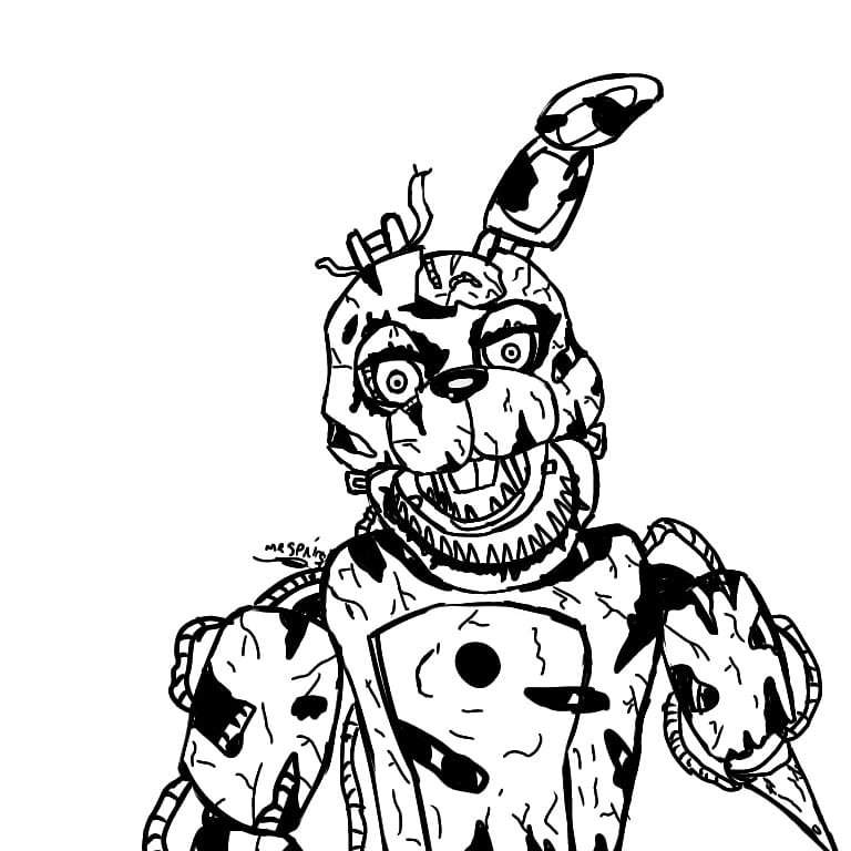 Scraptrap fanart * hecho en Ibis paint x | FNaF Amino [ Español ] Amino