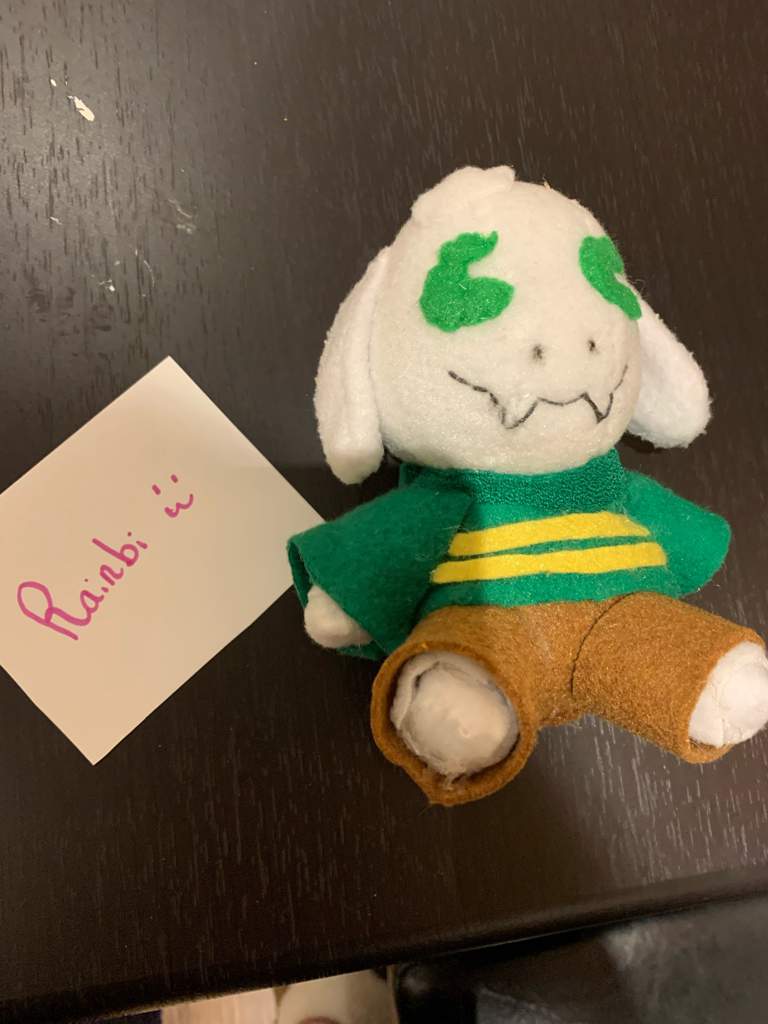 undertale asriel plush