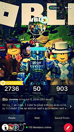 𝙹𝚘𝚑𝚗 Roblox Amino - roblox quiz maker