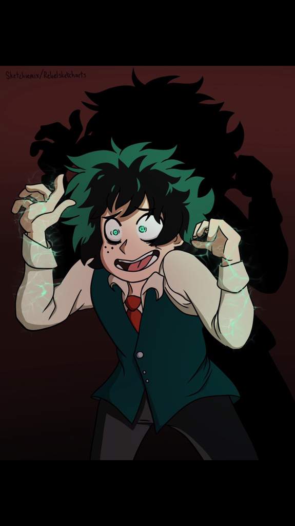 Villain Deku Fanart!(Edit: fixed hands) | My Hero Academia Amino