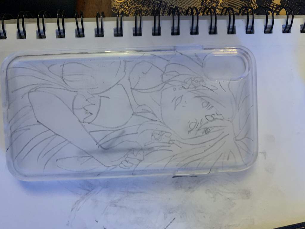 Painting my IPhone case!🎨 Anime Amino