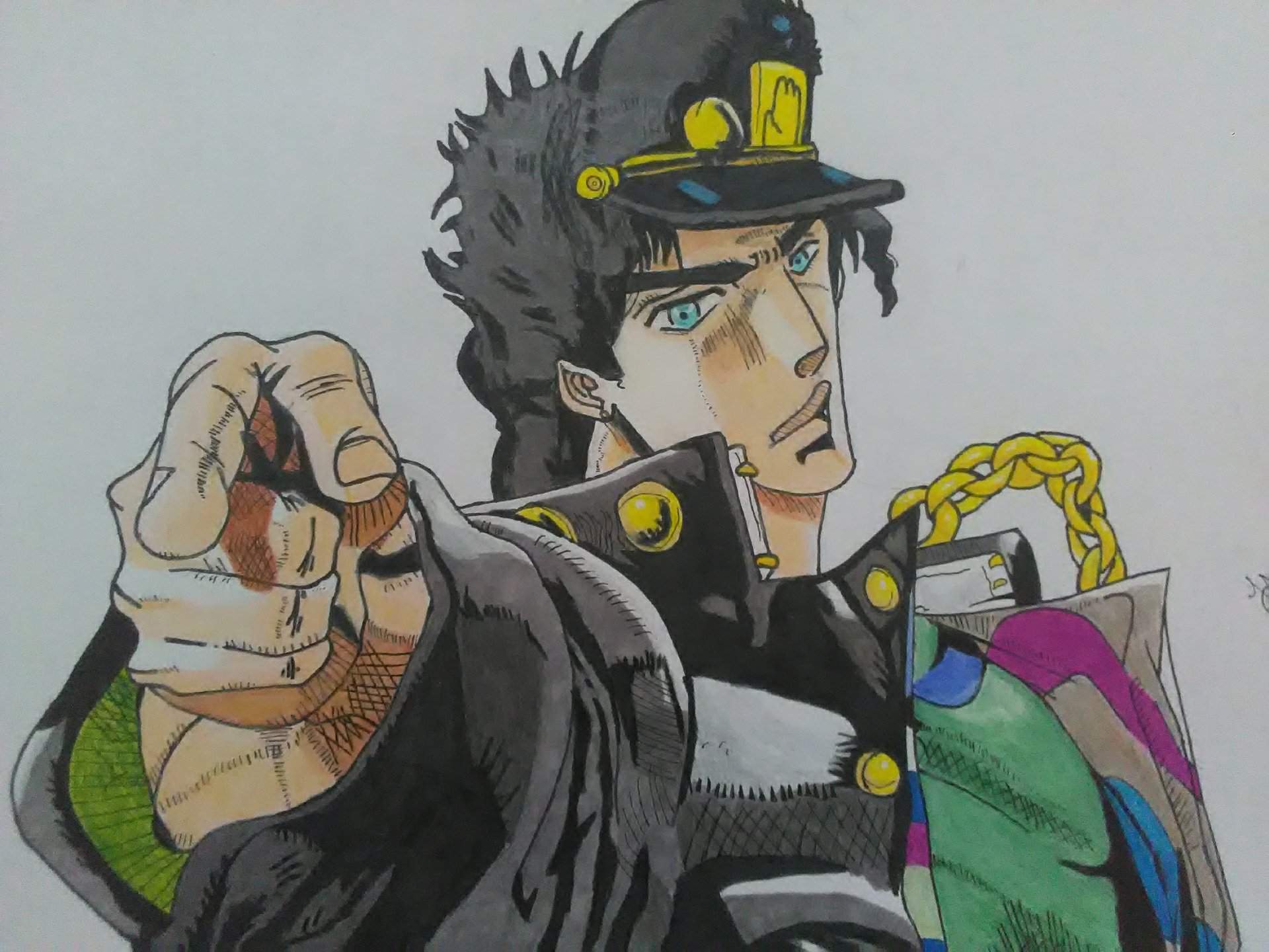 Mi dibujo de Jotaro Kujo | DibujArte Amino