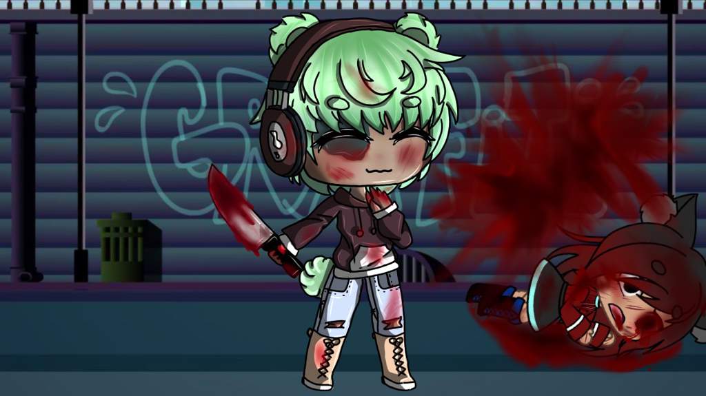 Random Blood Gore Edit Gacha Life Amino