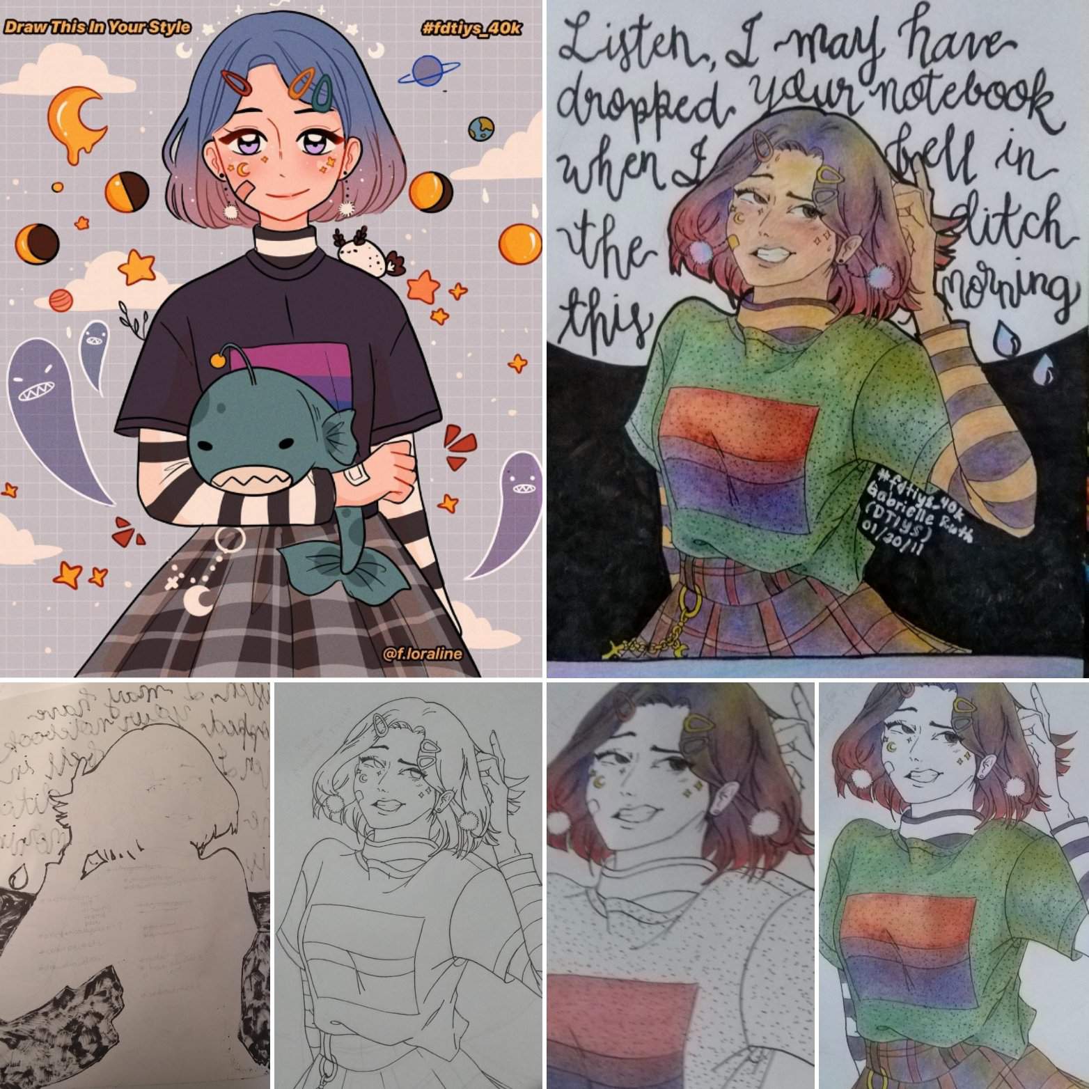 Spacey Girl DTIYS | Anime Art Amino