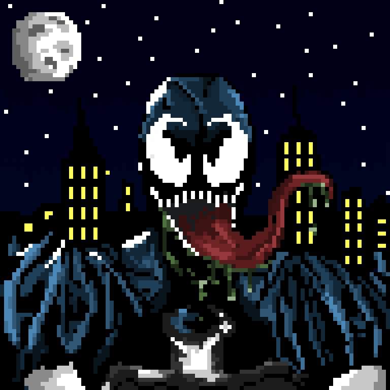 Venom pixel art | Marvel Amino