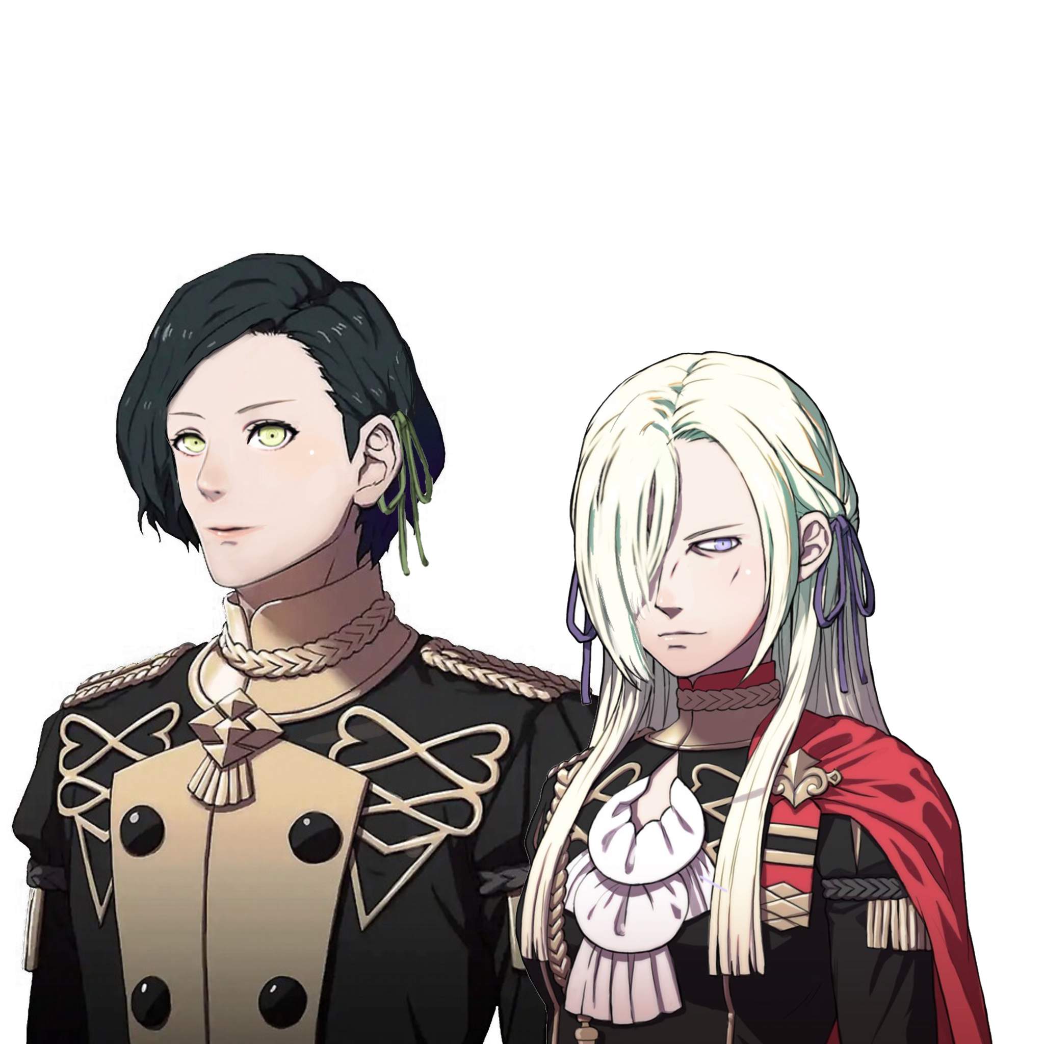 A normal image of Edelgard and Hubert | Fire Emblem Amino