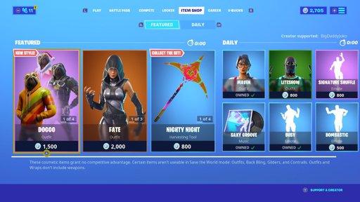 Today’s Item Shop | Fortnite: Battle Royale Armory Amino