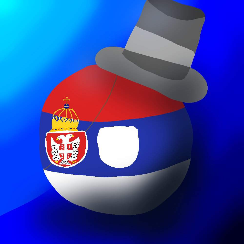 serbia top hat | Polandball Amino