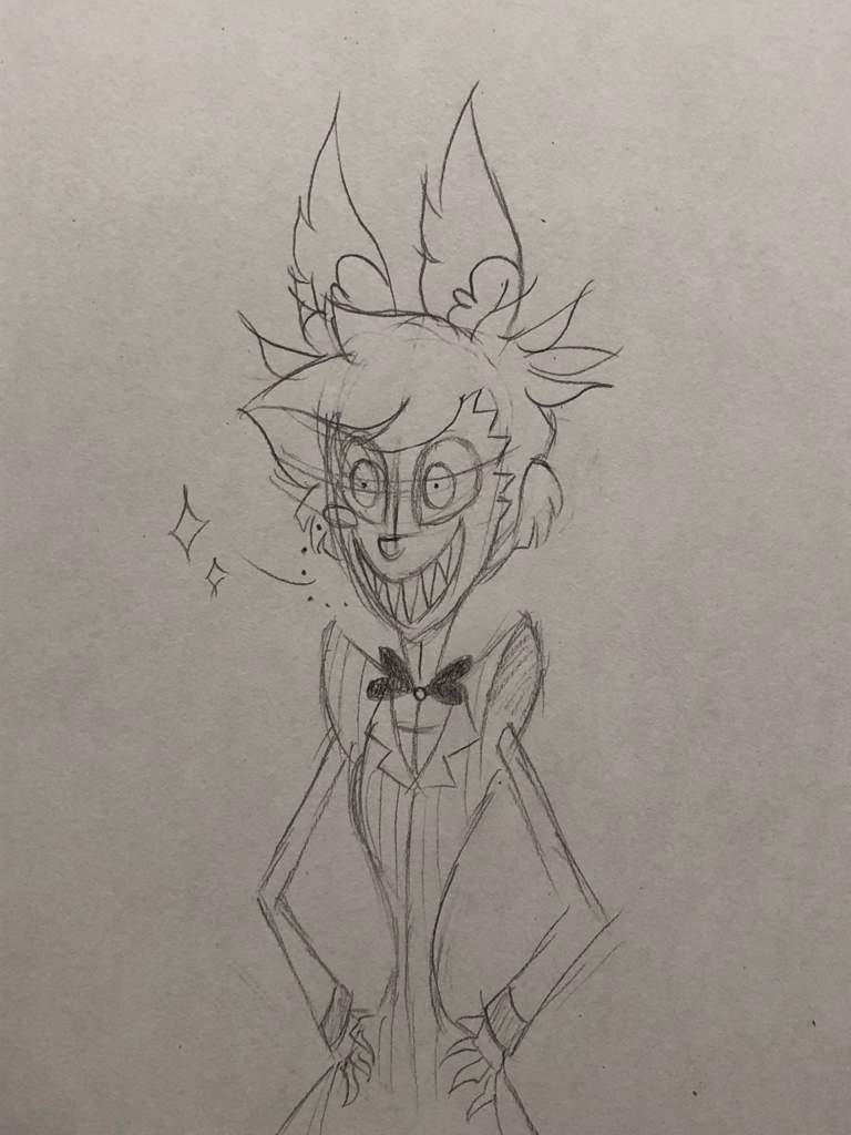 Ponytail Alastor, Pigtail Alastor ( Unedited ) | Hazbin Hotel (official ...