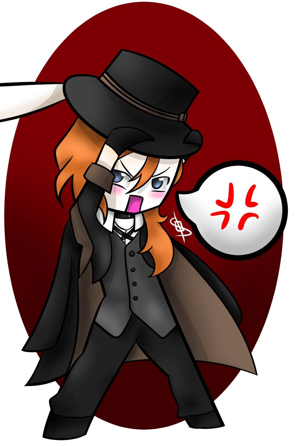 Angry Chibi chuuya | Bungou Stray Dogs Amino